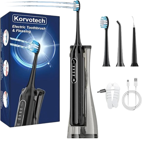 3-in-1 Rechargeable Sonic Toothbrush & Oral Irrigator